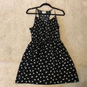 Black and white dress